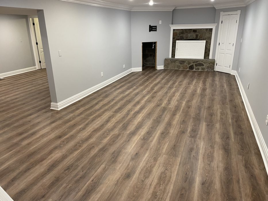 Hardwood plank flooring sample